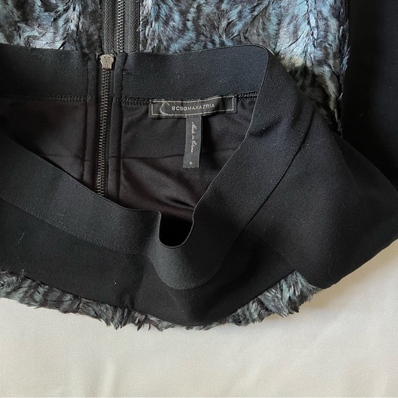BCBG MaxAzria | Ines Coated Faux Fur Skirt | Pencil Skirt | Size S | NWOT - Picture 4 of 4